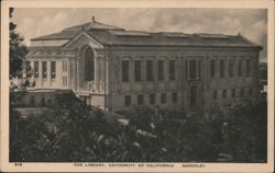 The Library, University of California Postcard