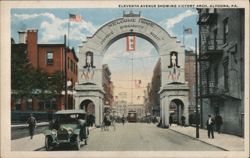 Eleventh Avenue Showing Victory Arch Postcard