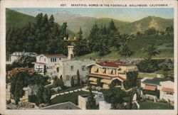 Beautiful Homes in the Foothills Postcard