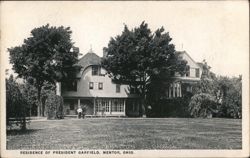 Residence of President Garfield Postcard