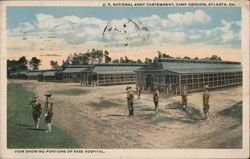 U. S. National Army Cantonment, Camp Gordon, Atlanta, GA Postcard