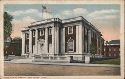 Free Public Library, New Haven Postcard