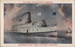 Colonial Line Steamer Concord Postcard