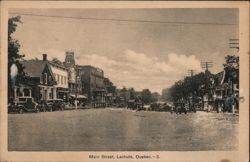 Main Street, Lachute, Quebec Postcard