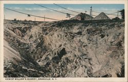 View of William's Quarry Postcard