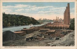 Shale Brick Yards, Catskill, NY Postcard