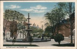 Eutaw Place Postcard