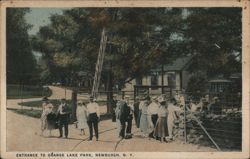 Entrance to Orange Lake Park Postcard