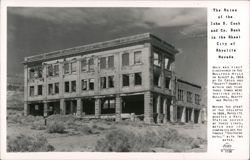 Ruins of the John S. Cook and Co. Bank, Rhyolite, Nevada Postcard