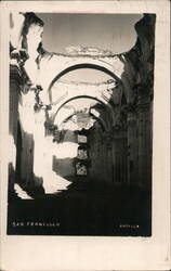 San Francisco Antigua Monastery Ruins Postcard