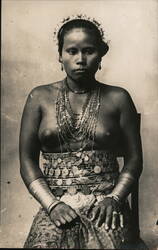 Portrait of a Balinese Woman Postcard