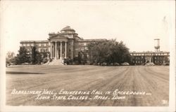 Beardshear Hall, Engineering Hall in Background Postcard