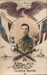 John Derosier, Philippine Service Postcard