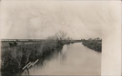 Irrigating Canal Sanger Postcard