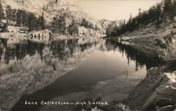 Lake Reflection, High Sierras Postcard