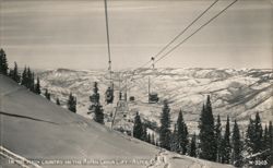 High Country on the Aspen Chair Lift Postcard