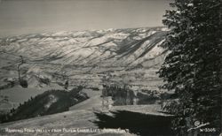 Roaring Fork Valley from Aspen Chair Lift Postcard