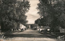 Town of Ten Sleep, WY on U.S. Highway 16 Postcard