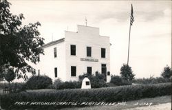 First Wisconsin Capitol, Platteville Postcard