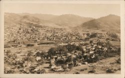 Bird's Eye View, Roseburg, Oregon Postcard
