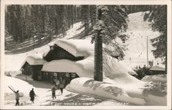 Badger Pass Ski House, Yosemite National Park Postcard