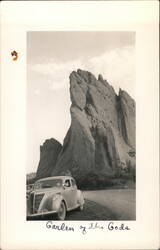 Lincoln Zephyr at Garden of the Gods Postcard