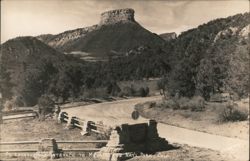 Pt. Lookout and Entrance to Mesa Verde Nat'l Park, Colo. Postcard