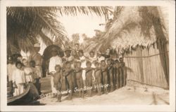 Dress Parade San Blas Village Postcard