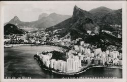 Avenida Beira Mar e Corcovado Postcard