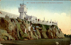 Parapet At Sutro Heights Postcard