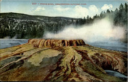 Punch Bowl, Yellowstone National Park Postcard Postcard