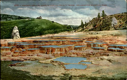 Coating Springs, Yellowstone National Park Postcard Postcard