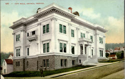 City Hall Astoria, OR Postcard Postcard