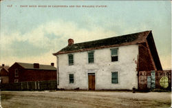 First Brick House In California And Old Whaling Station Postcard