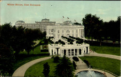 White House East Entrance Postcard