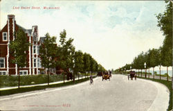 Lake Shore Drive Milwaukee, WI Postcard Postcard