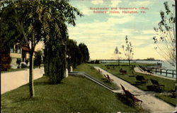 Breakwater And Governor's Office Postcard