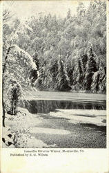 Lamoille River In Winter Postcard