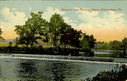 Boone's Dam Fishing Creek Bloomsburg, PA Postcard Postcard