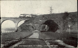 East River Drive And Tunnel, Fairmount Park Postcard