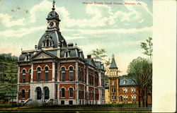 Warren County Court House Pennsylvania Postcard Postcard