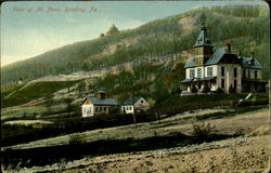 View Of Mt. Penn Reading, PA Postcard Postcard