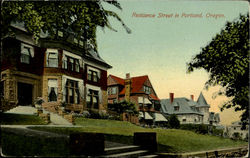 Residence Street In Portland Oregon Postcard Postcard