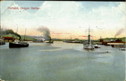 Oregon Harbor Postcard