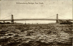 Williamsburg Bridge Postcard