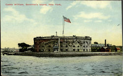 Castle William Governor's Island, NY Postcard Postcard