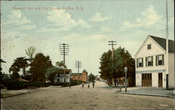 Warwick Hall And Fire House Corona, NY Postcard Postcard