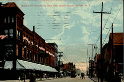 William Street Looking East, Emslie Street Buffalo, NY Postcard Postcard