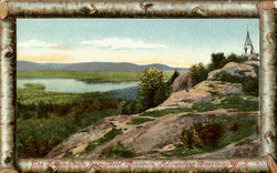 The Fulton Chain From Bald Mountain Adirondacks, NY Postcard Postcard