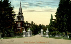 Rural Cemetery Postcard